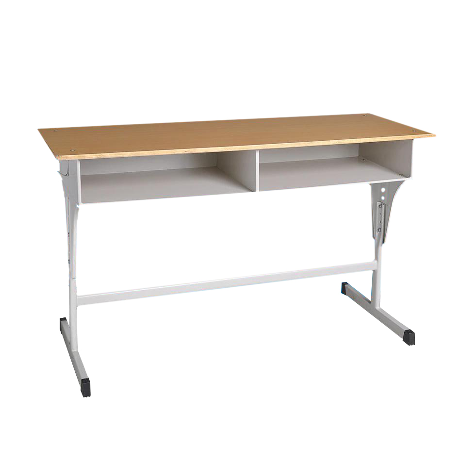 Double desks and chairs